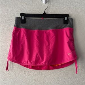 Nike Women's Hot Pink and Charcoal Skort